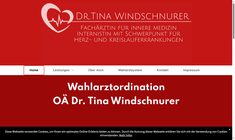 Dr. Tina Windschnurer Webseite