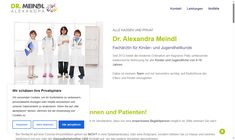 Dr. Alexandra Meindl Webseite