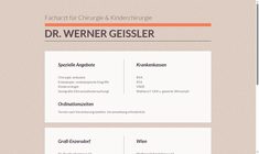 Dr. Werner Geissler Webseite