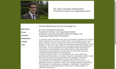 Dr. Christian Kienbacher Webseite
