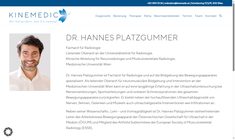 Dr. Hannes Platzgummer Webseite