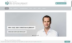 Priv.Doz. DDr. Christian Albrecht MBA Webseite