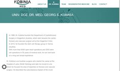 Dr. Georg Kobinia Webseite