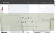 Dr. Kurt Kosian Webseite