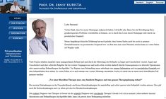 Ao.Univ.Prof. Dr. Ernst Kubista Webseite