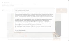 Dr. Nina Tatjana Svastics Webseite