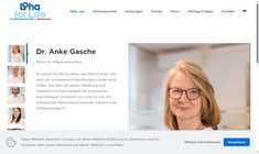 Dr. Anke Gasche Webseite