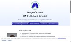 Dr. Richard Schmidt Webseite