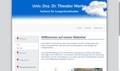 Univ.Doz. Dr. Theodor Wanke Webseite