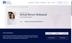 Prim. Priv.Doz. Dr. Robab Breyer-Kohansal Webseite