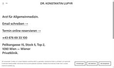 Dr. Konstantin Lupyr Webseite