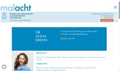 Dr. Martha Krischmann Webseite