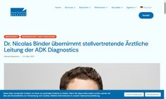 Dr. Nicolas Matthias Binder Webseite