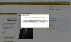 Dr. Erwin Rasinger Webseite