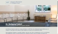 Dr. Wolfgang Frebort Webseite