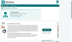 Dr. Piero Lercher Webseite