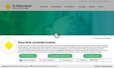 Dr. Walter Kozak Webseite