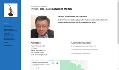 Prof. Dr. Alexander Meng Webseite