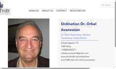 MR Dr. Orbel Avanessian Webseite