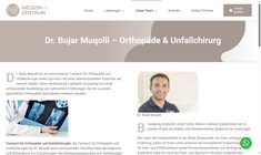 Dr. Lejla Muqolli Webseite