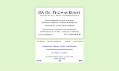 Dr. Thomas Kunst Webseite