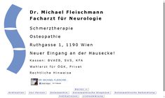 Dr. Michael Fleischmann Webseite