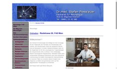 Dr. Stefan Presslauer Webseite