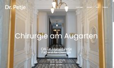 Dr. Harald Alfred Petje Webseite