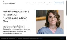 Dr. Julia Maria Reinhart Webseite
