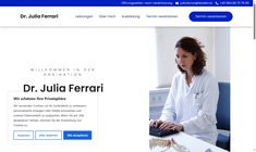 Priv.Doz. Dr. Julia Ferrari Webseite