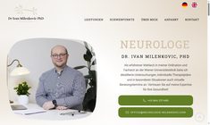 Dr. Ivan Milenkovic PhD Webseite