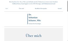 Dr. Sebastian Scharer MSc Webseite