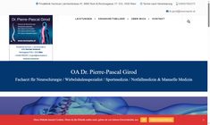 Dr. Pierre-Pascal Girod Webseite