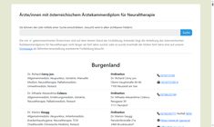 Dr. Gabriela Weinmann Webseite