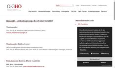 Univ.Prof. Dr. Michael Pfeilstöcker Webseite