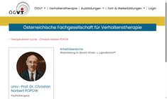 Ao.Univ.Prof. Dr. Norbert Popow Webseite
