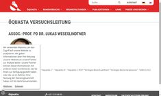 Priv.Doz. Dr. Lukas Weseslindtner Webseite