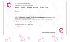 Dr. Claudia Oesterreicher Webseite