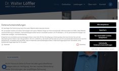 Dr. Walter Löffler Webseite