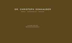 Dr. Christoph Donhauser Webseite