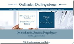 Dr. Andreas Pregesbauer Webseite