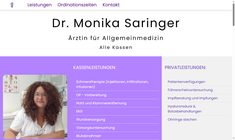Dr. Monika Saringer Webseite
