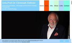 Dir.Ao.Univ.Prof. Dr. Christoph Zielinski Webseite