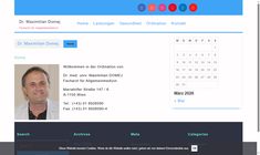 Dr. Maximilian Domej Webseite