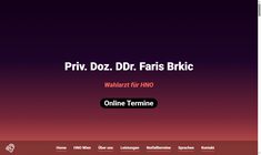 Priv.Doz. DDr. Faris Brkic Webseite