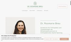 Dr. Rosmarie Breu Webseite