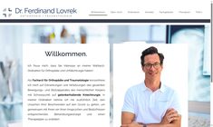 Dr. Ferdinand Lovrek Webseite