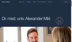 Dr. Alexander Mikl Webseite