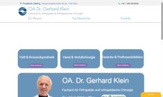 Dr. Gerhard Klein Webseite