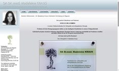 Dr. Madeleine Kraus Webseite